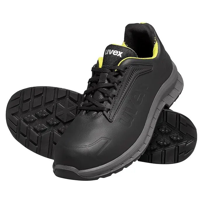Uvex Sicherheitshalbschuh 2 Trend S3S - 42, Schwarz - Diagonale Ansicht