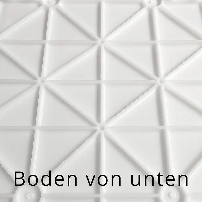 BRB Palettenbox - L x B x H: 80 x 60 x 51 cm, 140 l, weiß