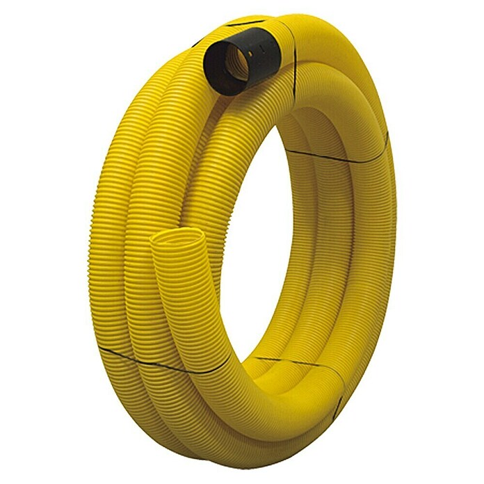 ACO Master Drainagerohr (Durchmesser: 80 mm, Länge: 10 m, Gelocht)