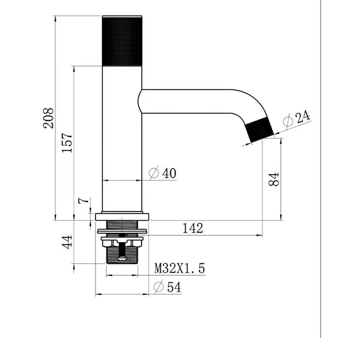 Hudor Waschtischarmatur Robinette für waschbad 80306b - 