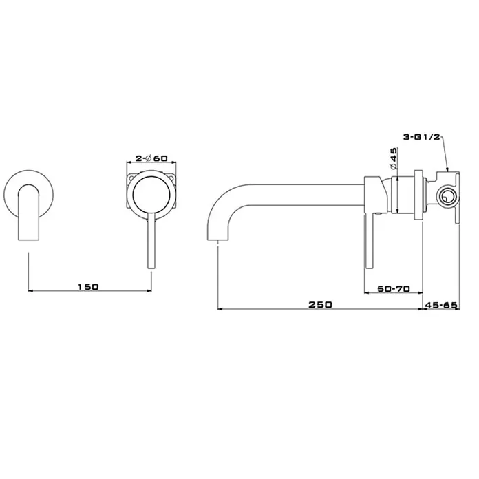 Hudor Waschtischarmatur b02219 - 