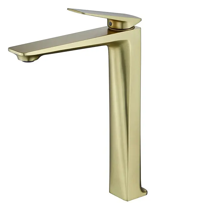 Hudor Waschtischarmatur 7857 - Gold, Seidenmatt