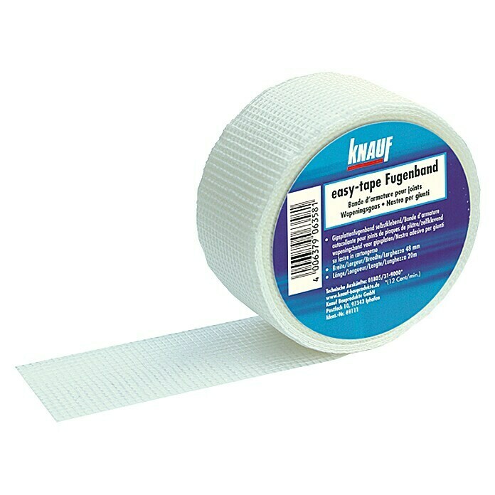 Knauf Fugenband easy-tape20 m x 5 cm, Selbstklebend Front View