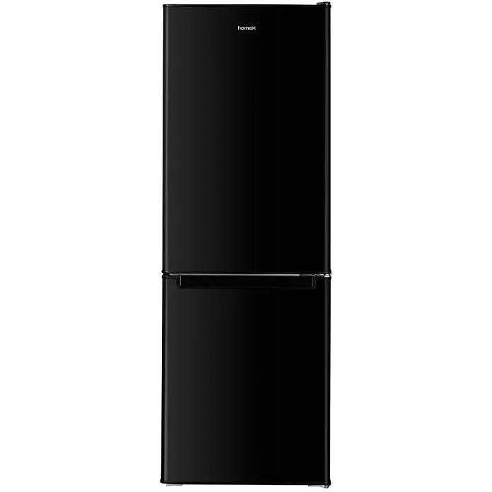 homeX Kühl-Gefrierkombination CFS1110-B - Nutzinhalt Gesamt: 173 l, 56 cm x 495 mm x 1.425 mm, Schwarz