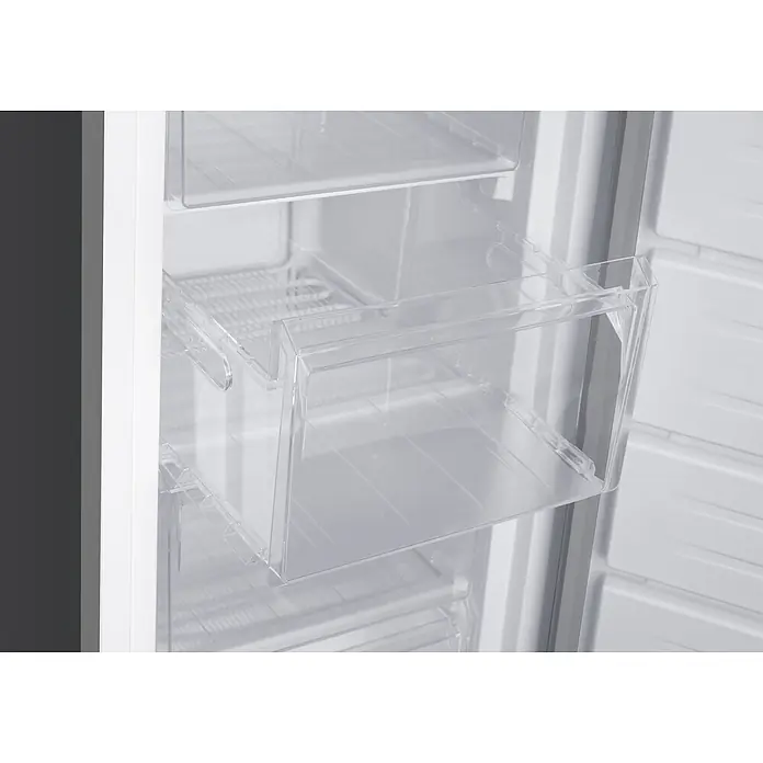 homeX Tiefkühlschrank FS1682E-S - Nutzinhalt Gesamt: 168 l, 57,5 cm x 545 mm x 1.425 mm, Weiß