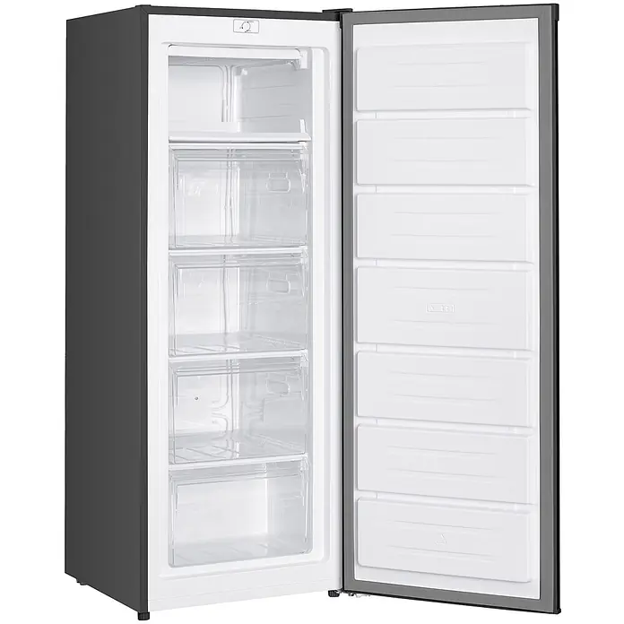 homeX Tiefkühlschrank FS1682E-S - Nutzinhalt Gesamt: 168 l, 57,5 cm x 545 mm x 1.425 mm, Weiß