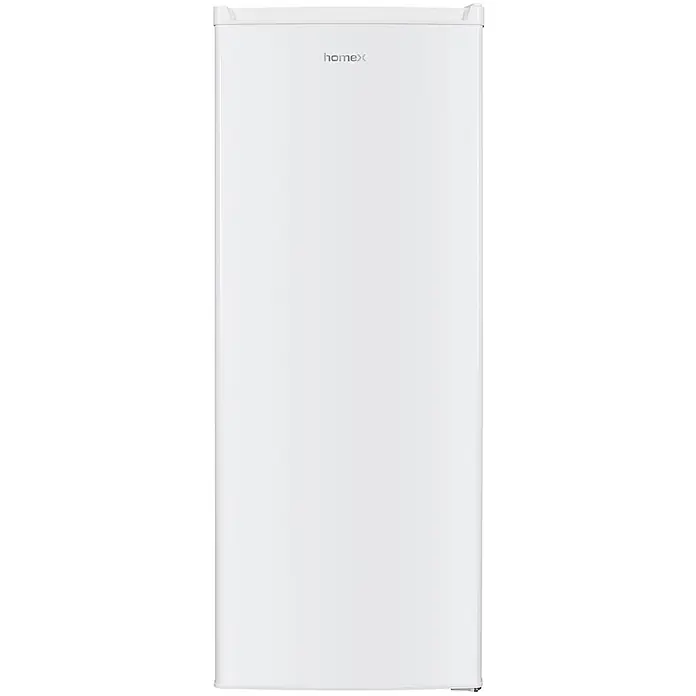 homeX Tiefkühlschrank FS1682E-W - Nutzinhalt Gesamt: 168 l, 57,5 cm x 545 mm x 1.425 mm, Weiß