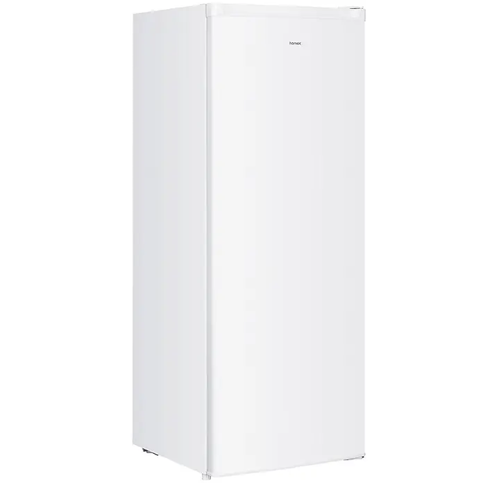 homeX Tiefkühlschrank FS1682E-W - Nutzinhalt Gesamt: 168 l, 57,5 cm x 545 mm x 1.425 mm, Weiß