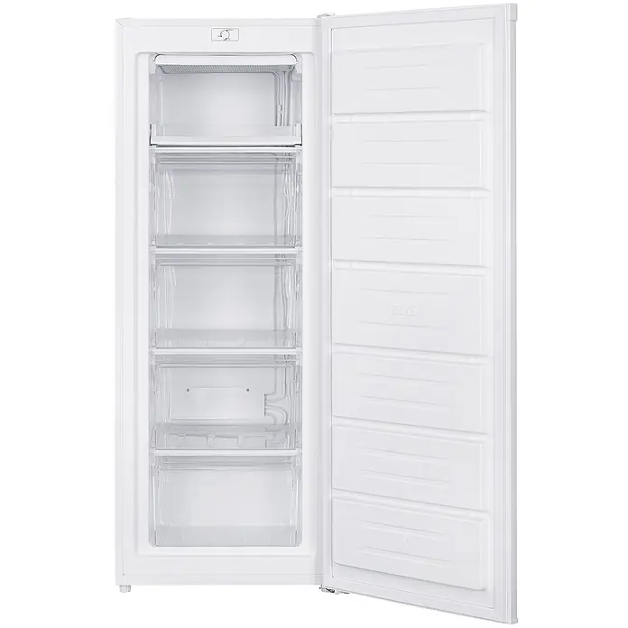 homeX Tiefkühlschrank FS1682E-W - Nutzinhalt Gesamt: 168 l, 57,5 cm x 545 mm x 1.425 mm, Weiß