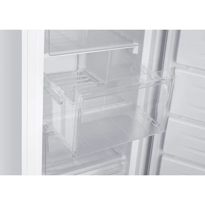homeX Tiefkühlschrank FS1682E-W - Nutzinhalt Gesamt: 168 l, 57,5 cm x 545 mm x 1.425 mm, Weiß