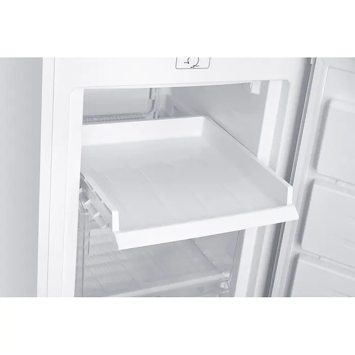 homeX Tiefkühlschrank FS1682E-W - Nutzinhalt Gesamt: 168 l, 57,5 cm x 545 mm x 1.425 mm, Weiß