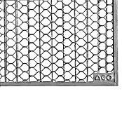 ACO Therm Lichtschachtrost (100 x 40 cm, Stahl verzinkt, Streckmetall)