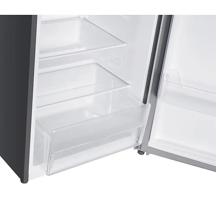 homeX Vollraumkühlschrank CS2422E-S - Nutzinhalt Gesamt: 242 l, 55,5 cm x 545 mm x 1.430 mm, Schwarz