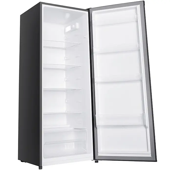 homeX Vollraumkühlschrank CS2422E-S - Nutzinhalt Gesamt: 242 l, 55,5 cm x 545 mm x 1.430 mm, Schwarz