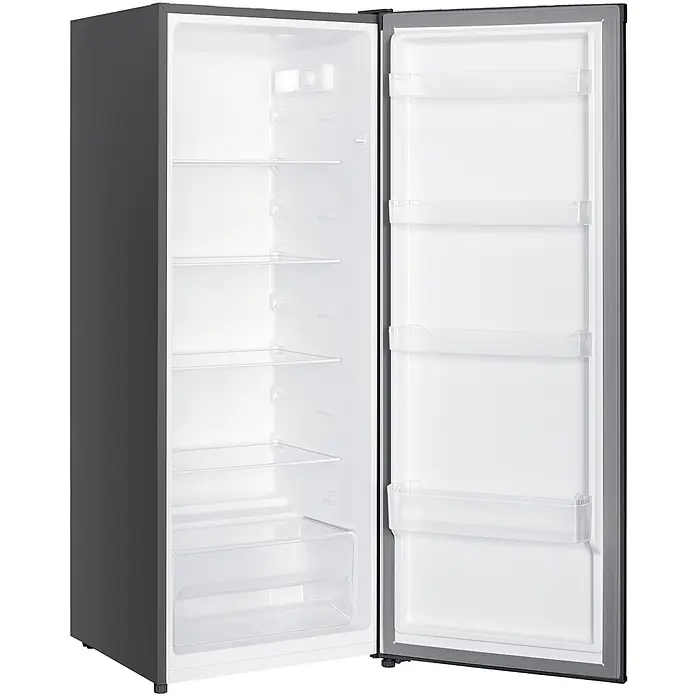 homeX Vollraumkühlschrank CS2422E-S - Nutzinhalt Gesamt: 242 l, 55,5 cm x 545 mm x 1.430 mm, Schwarz