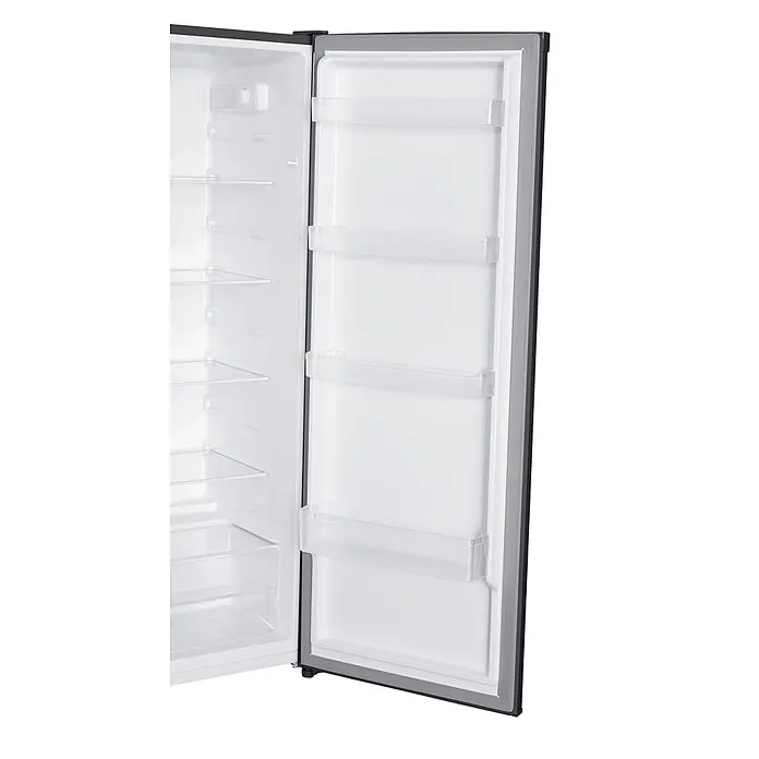 homeX Vollraumkühlschrank CS2422E-S - Nutzinhalt Gesamt: 242 l, 55,5 cm x 545 mm x 1.430 mm, Schwarz