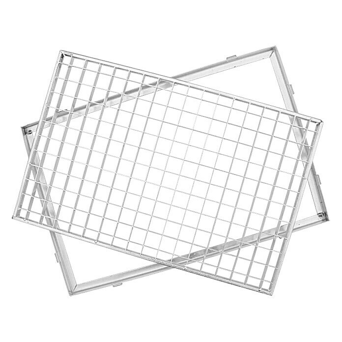 ACO Gitterrost mit Zarge (80 x 40 cm, Maschenweite: 30/30 mm)