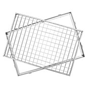 ACO Gitterrost mit Zarge (100 x 40 cm, Maschenweite: 30/30 mm)
