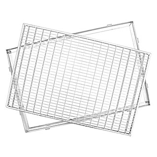 ACO Gitterrost mit Zarge (60 x 40 cm, Maschenweite: 30/10 mm)