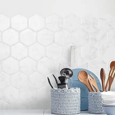 Smart Tiles  Selbstklebemosaik Hexa