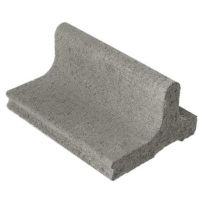 Mähstein (Grau, 25 x 18,5 x 12 cm, Beton)