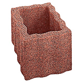 Christoph Pflanzstein Rasterstein (Toskana, 40 x 30 x 25 cm, Beton)