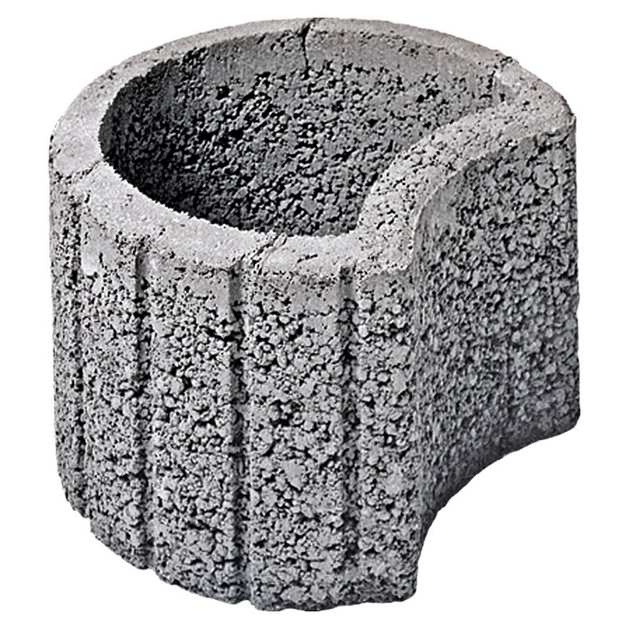 EHL Plantenbaksteen Bloembak (Grijs, 50 x 40 x 30 cm, Beton)