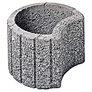EHL Plantenbaksteen Bloembak (Grijs, 50 x 40 x 30 cm, Beton)