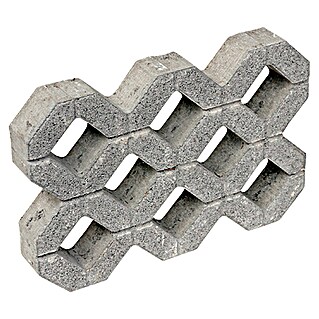 EHL Rasengitterstein (L x B x S: 61 x 40,5 x 8 cm, Grau, Beton)