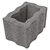 Plantenbaksteen Bloembak (Grijs, 30 x 20 x 20 cm, Beton)