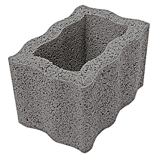 Christoph Plantenbaksteen Bloembak (Grijs, 30 x 20 x 20 cm, Beton)