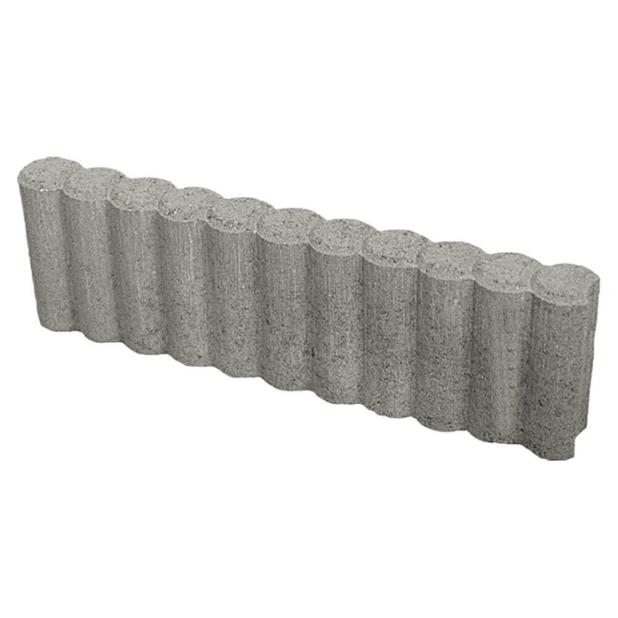 Christoph Palisadni robnik  (Sive barve, 50 x 6 x 15 cm, Beton) | 5693 - Palisaden | FAEA - Gartenbaustoffe | FAE - Gartenbaustoffe | FA - Baustoffe | F - Baustoffe | BAUHAUS