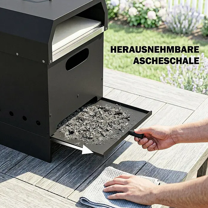 Outsunny Pizzaofen - Grillfläche (B x T): 35 x 32 cm
