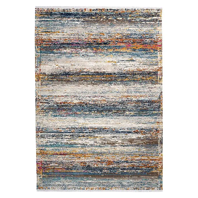 Kayoom Kurzflorteppich Anouk 825 - Multi, 170 x 120 cm, 100 % Polypropylen - Draufsicht