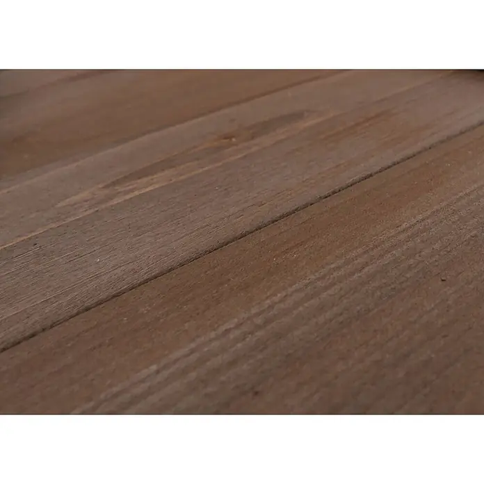 Hochbeet | HxBxT 177x77x33cm | Pflanz-/Blumenkasten | Braun | Pflanzkübel Rankgitter Spalier Ablagefläche Holz FSC® -  - Nahaufnahme einer rustikalen braunen Holzoberfläche mit sichtbarer Maserung.