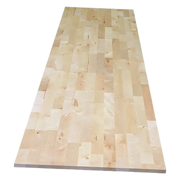 Exclusivholz Leimholzplatte - Birke, Qualitätsstufe Leimholzplatte: B/B, 800 x 400 x 18 mm - Leimholzplatte aus hellem Holz, ideal für Möbelbau und Innenausbau. Robuste und vielseitige Holzplatte mit attraktiver Optik.