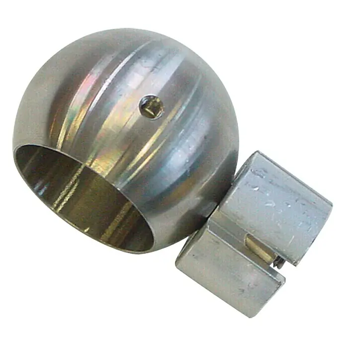 Treba Frewa Eckverbindungskugel B9 - Edelstahl V2A, Durchmesser: 60 mm - Vorderansicht