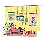 Riel de galería (1,5 m, Incluye accesorios de montaje)