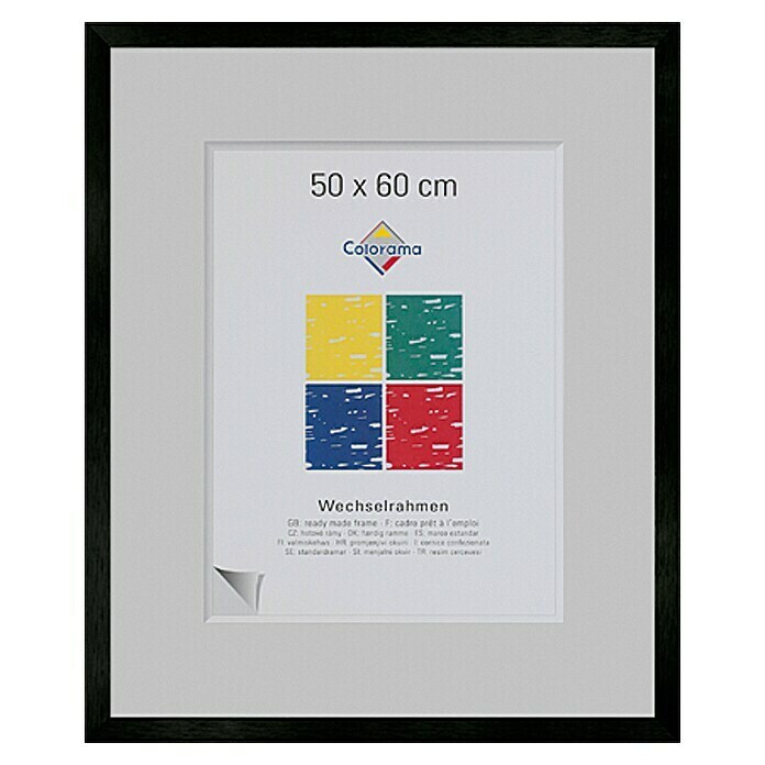 Colorama Bilderrahmen Star (Schwarz, 50 x 60 cm, Aluminium, Matt)