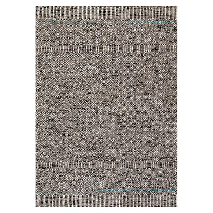 Kayoom Flachgewebeteppich Chic 8140 - Grau, 160 x 90 cm, 55 % Viskose, 45 % Wolle - Draufsicht