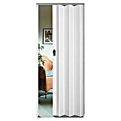 Vouwdeur (Essen wit, Pvc, 100 x 200 cm)