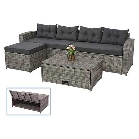 Mendler  Loungemöbel-Set HWC-J34