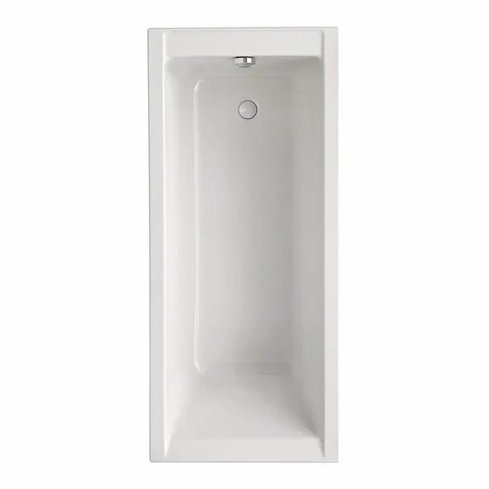 Interpromo Badewanne Como Komplettset inkl. Fußgestell 170 x 75 - 170 x 75 cm, Acryl, Weiß