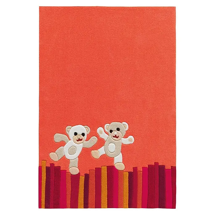 Kayoom Kinderteppich Joy 4117 - Multi, 160 x 110 cm, 100 % Modacryl - Draufsicht