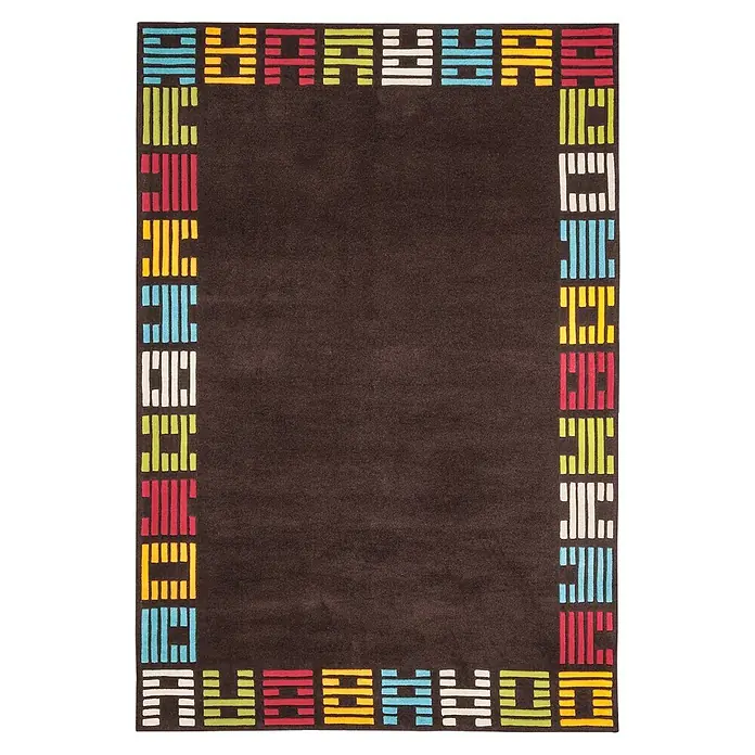 Kayoom Kurzflorteppich Joy 4096 - Multi, 240 x 170 cm, 100 % Modacryl - Draufsicht