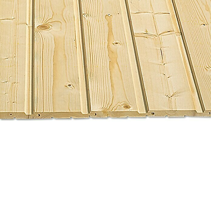 Profilholz (Kiefer, B-Sortierung, 250 x 9,6 x 1,25 cm)