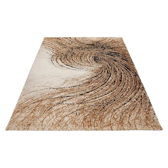 Kayoom Kurzflorteppich Firenze 487 - Terra, 110 x 60 cm, 70 % Polypropylen, 30 % Polyester - Vorderansicht