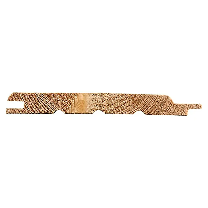 Friso machihembrado - 2.700 x 121 x 14 mm - Madera perfilada para revestimiento de paredes. La unión machihembrada asegura una instalación fácil y segura. Madera sin tratar.