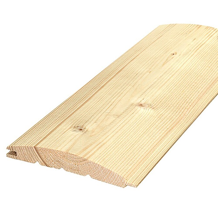 Leseni opaž  (Smreka/jelka, Do x Š: 3.000 x 121 mm) | 5076 - Profilholz f  Aussenbereich | GCDE - Profilholz | GCD - Wand Boden Decke Leisten | GC - Wand Boden Decke Leisten | G - Holz/Bauelem | BAUHAUS