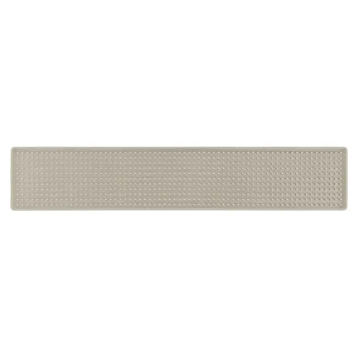 Wenko Abtropfmatte - 450 x 80 mm, Beige - Hellbeige Matte mit erhöhten Noppen für Rutschfestigkeit oder Drainage.
